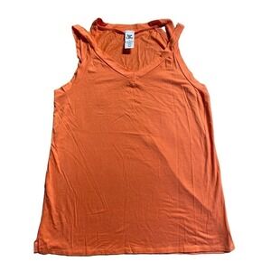Women's Sew in Love Orange tank top. Size Small. Summer/Beach/Spring
